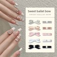 thumbnail image 1 of Joyas para uñas, zapatos de ballet tridimensionales, lazo, cinta, accesorios para uñas de aleación de perla, joyas decorativas, 1 of 5
