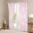 thumbnail image 3 of Homewish Girly Pink Aztec Blackout Curtains Set of 2 (52x84 Each) for Girls, Old Fashion Window Curtains, Mandala Bohemian Style Curtains and Drapes, Living Room Curtains Decor, 3 of 6