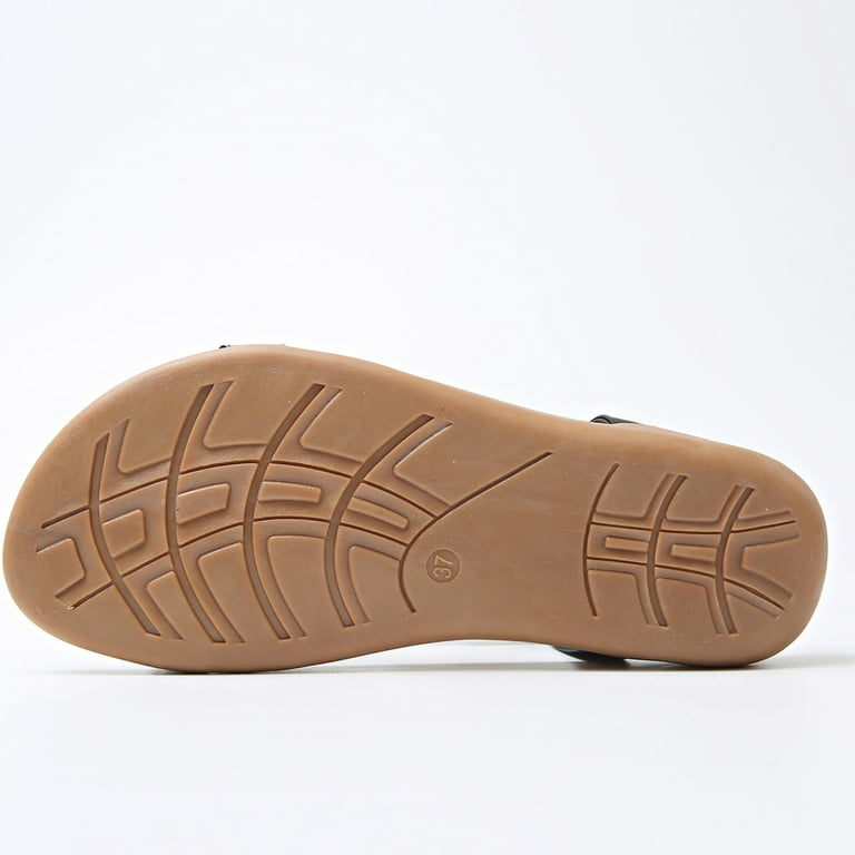 Summer Sandals 2025 Fashion Women Casual Round Head Comfy Sandals - Main Image