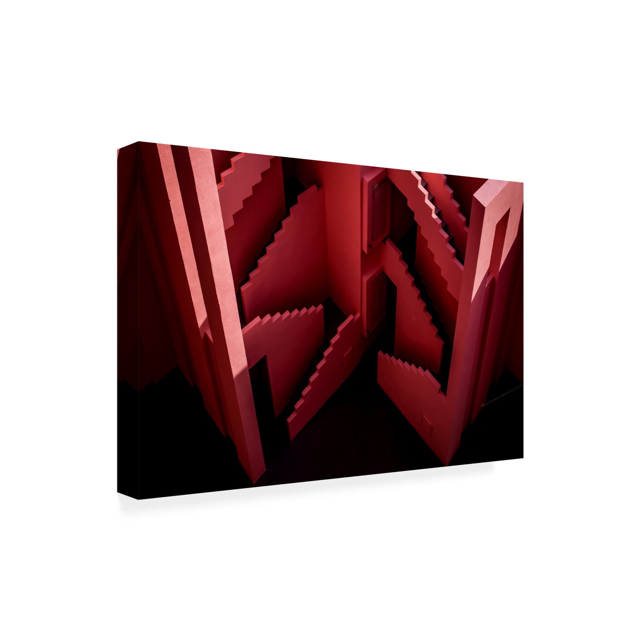 Trademark Fine Art Linda Wride Muralla Roja 46 Canvas Wall Art