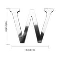 thumbnail image 4 of Yuarrent 3D letras en inglés, superficie de espejo acrílico, pegatina de pared, cartel acrílico del alfabeto, decoración para dormitorio, Decoración del hogar W, 4 of 6