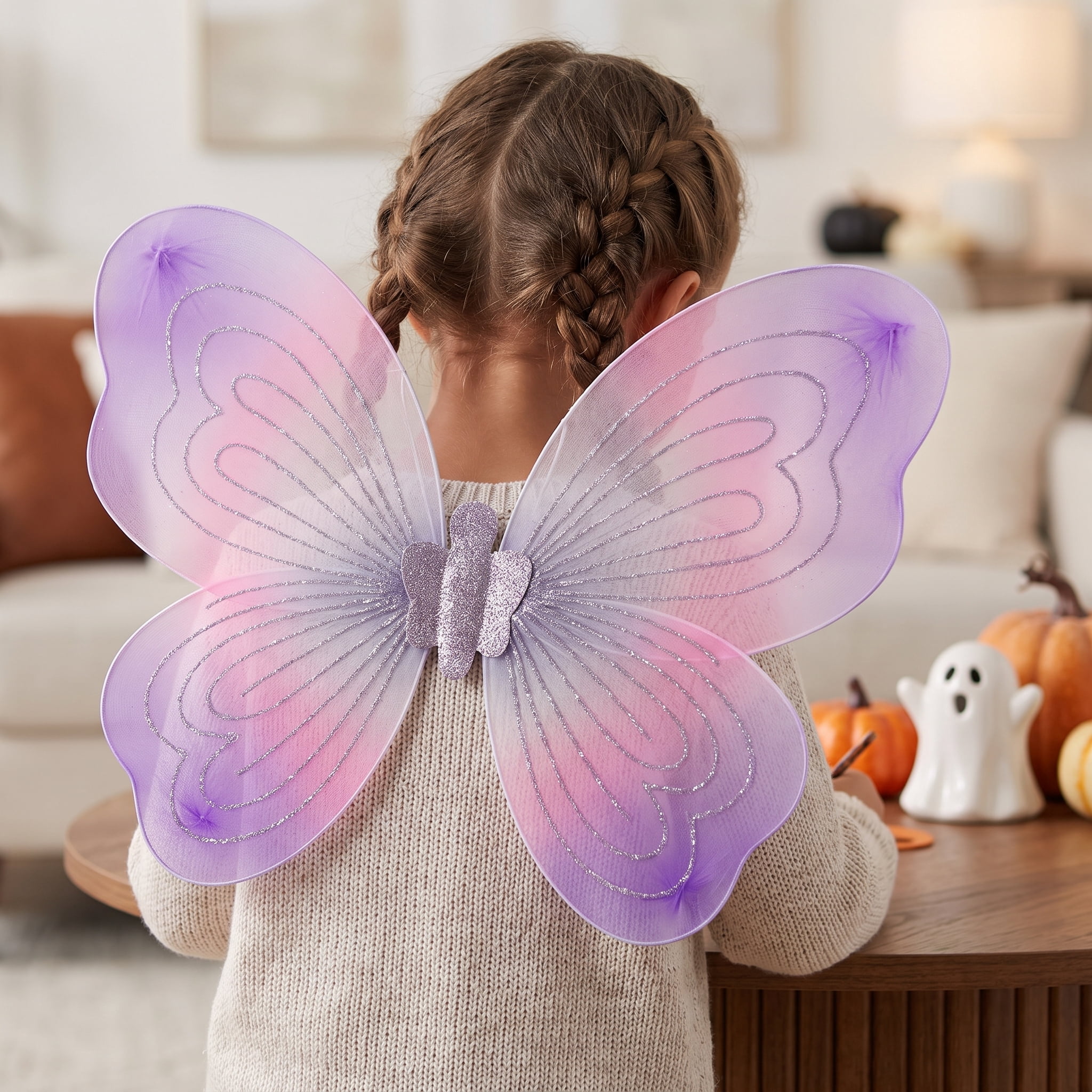 Fairy Wings Costume Accessory for Children, Multicolor, Halloween by Way To Celebrate