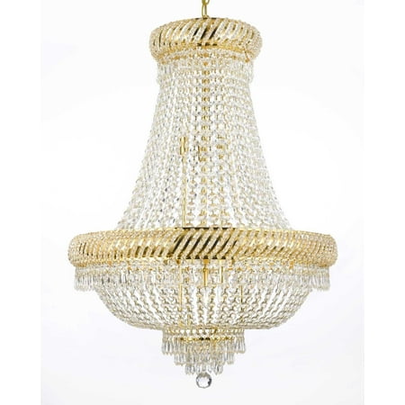 

French Empire Crystal Chandelier Lighting H34 X W27