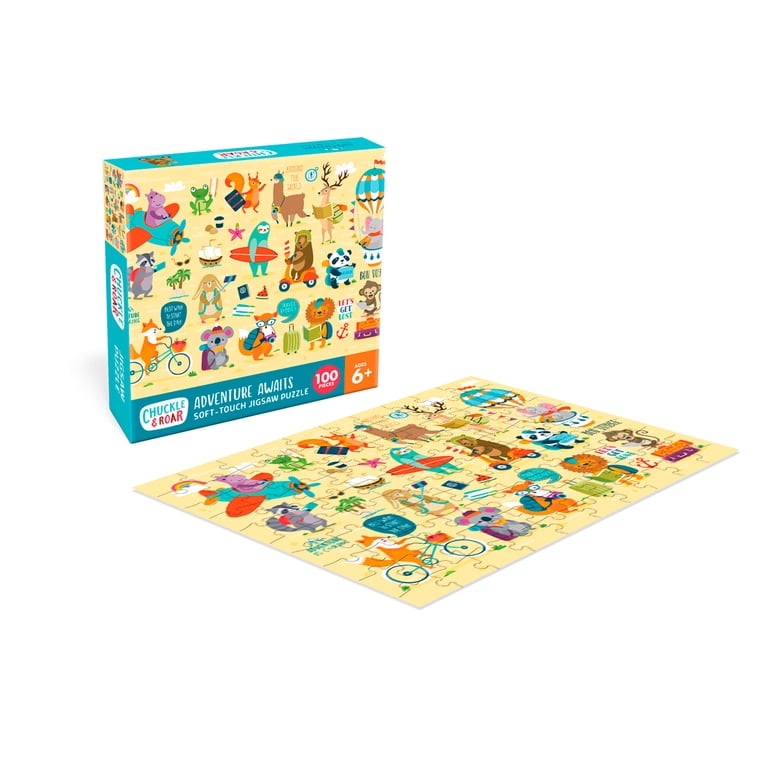 Chuckle & Roar Adventure Awaits 100-Piece Soft-Touch Puzzle photo 4