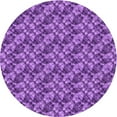 thumbnail image 1 of Ahgly Company Indoor Round Patterned Heliotrope Purple Area Rugs, 6' Round, 1 of 6