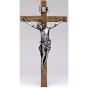 Joseph Studio Antiqued Silver Colored 20 Inch Christ on Cross Crucifix 62142 New