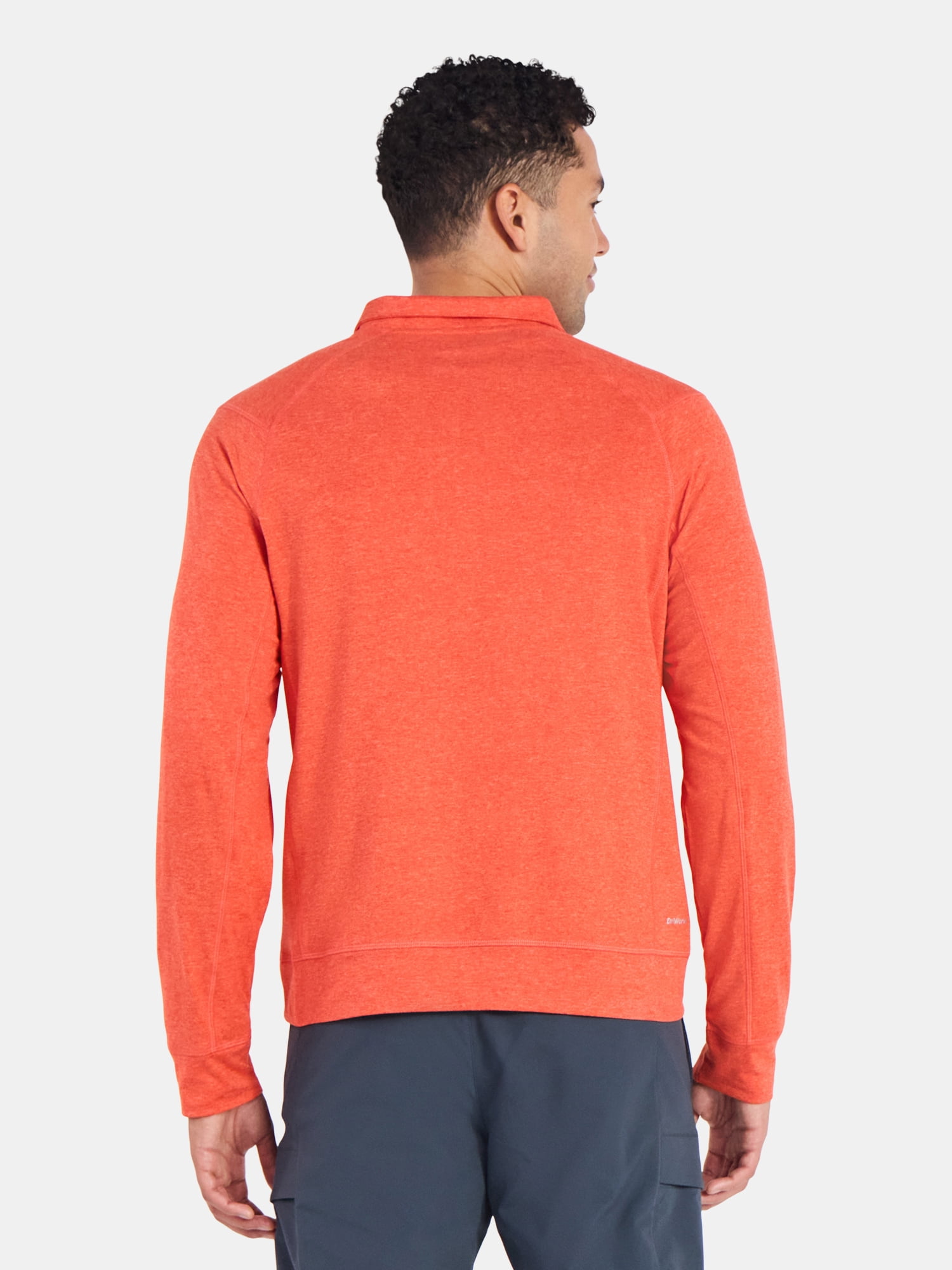 Athletic Works Men's and Big Men's ButterCore Soft Quarter-Zip Pullover Shirt, Sizes S-3XL