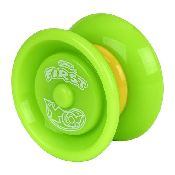 YoYo Duncan Toys First Yo! El mejor juego para principiantes para niños, verde y amarillo
