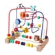thumbnail image 1 of Juguete de laberinto de cuentas de madera, círculo educativo de madera, juego de actividades, regalo de Año Nuevo, 225x225x15cm B, 1 of 9