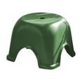 thumbnail image 2 of Low Plastic Bathroom Stool, 9.45 in Small Non Slip Step Stool for Shower Sink Closet Use, Green, 2 of 7