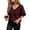 Red, variant on Eytino Womens Sweaters Long Sleeve Back Bow Sweater V Neck Fall Color Block Pullover Tops