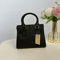 thumbnail image 2 of Michael Kors Hamilton XS Small Black Leather Crossbody Satchel, 2 of 6