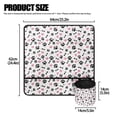 thumbnail image 5 of HELLHERO Sewing Machine Pad with Storage Cylinder Lightweight Premium Fabric to Keep Tidy for Family Mom Wife Ideal For Sewing Classes & Home Use, Dog paw, 5 of 5