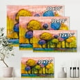 thumbnail image 4 of Colorful Landscape Trees Impressionist IV 32 in x 16 in Painting Canvas Art Print, by Designart, 4 of 4