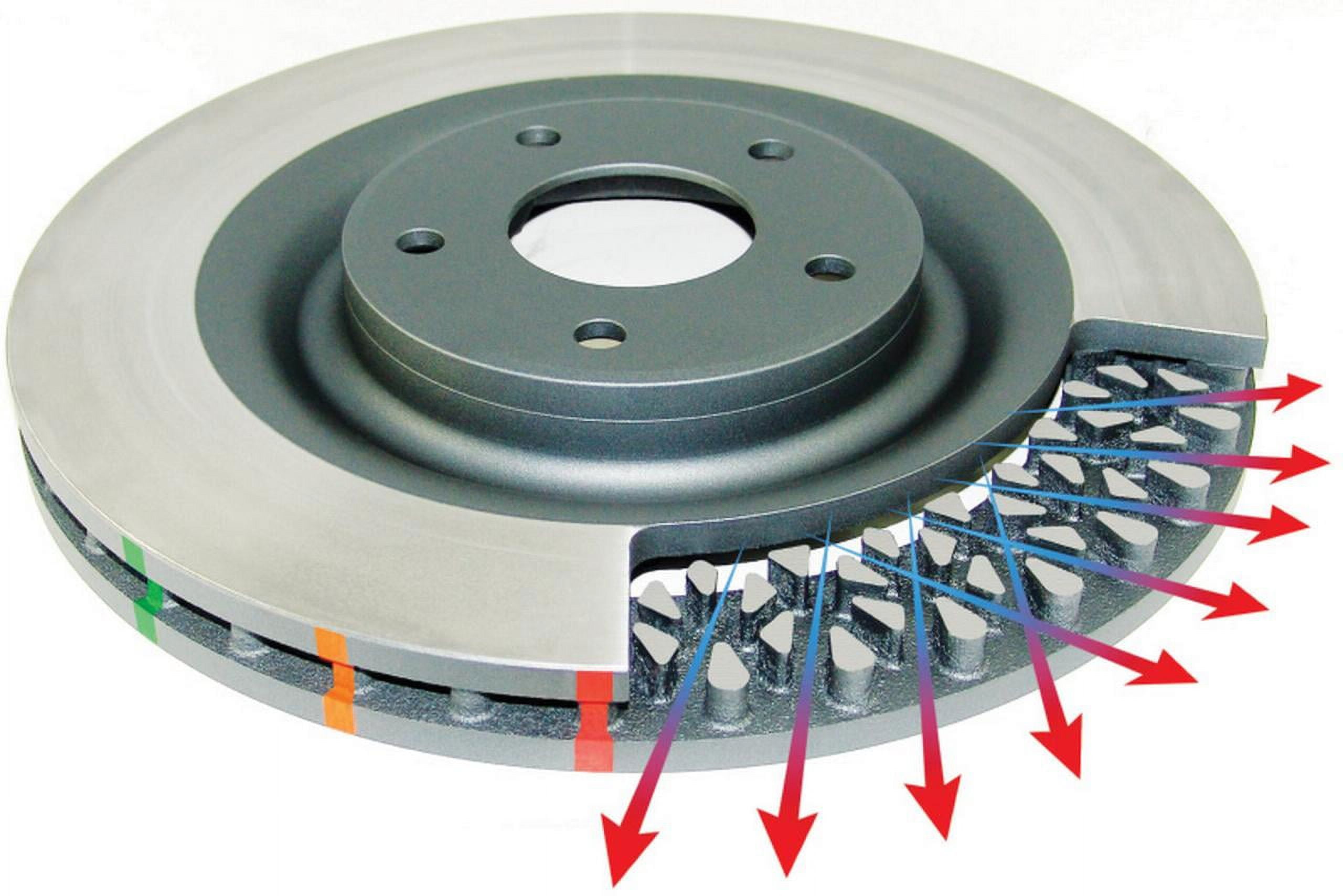 DBA 05-12 Corvette C6 w/Z51 pkg Rear Slotted 4000 Series Rotor Fits select: 2006 CADILLAC XLR, 2007 CADILLAC XLR-V