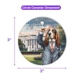 thumbnail image 5 of Purrfect President Basset Hound Raise Fist Fight Survived Election 2024 Ceramic Round Ornament Bassets Dog Breed Lovers Gifts Idea Home Tree Decor - 00013, 5 of 5