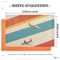 thumbnail image 6 of Yayeee Doormat for Indoor Entrance 32" x 20" Non Slippery Floor Rug, Colorful Plane, 6 of 8