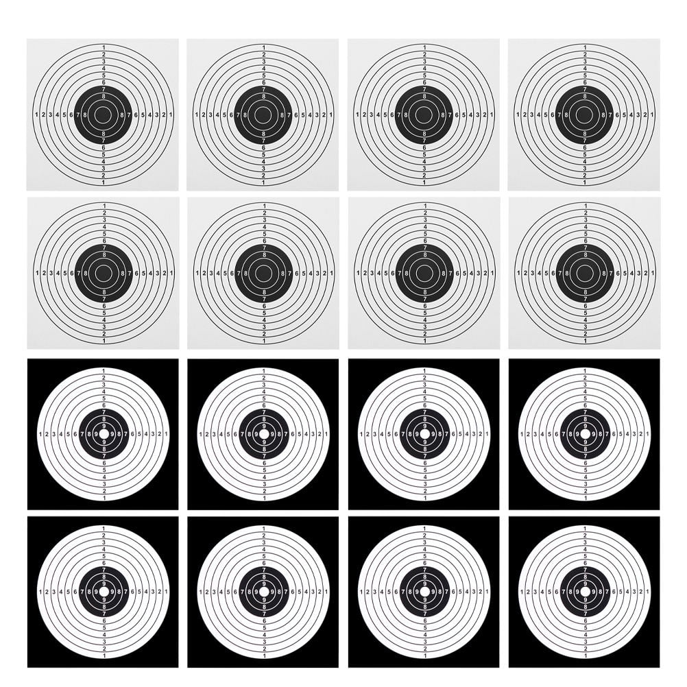 WHAMVOX Durable Archery Target Sheets Calibrated Markings for Accuracy 200Pcs