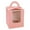 Pink, variant on SPRING PARK 10Pcs Individual Cupcake Boxes, Single Cupcake Containers Muffins Cupcake Carriers Holders Boxes with Window Inserts and Handle for Bakery Wrapping Packaging
