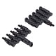 thumbnail image 5 of Conector De Rama Solar, DC1000V Montaje DIY Autoblocante 1 Par Conector De Panel Solar Resistente A Alta Humedad Para Cables 10-14 AWG ANGGREK T6, 5 of 8