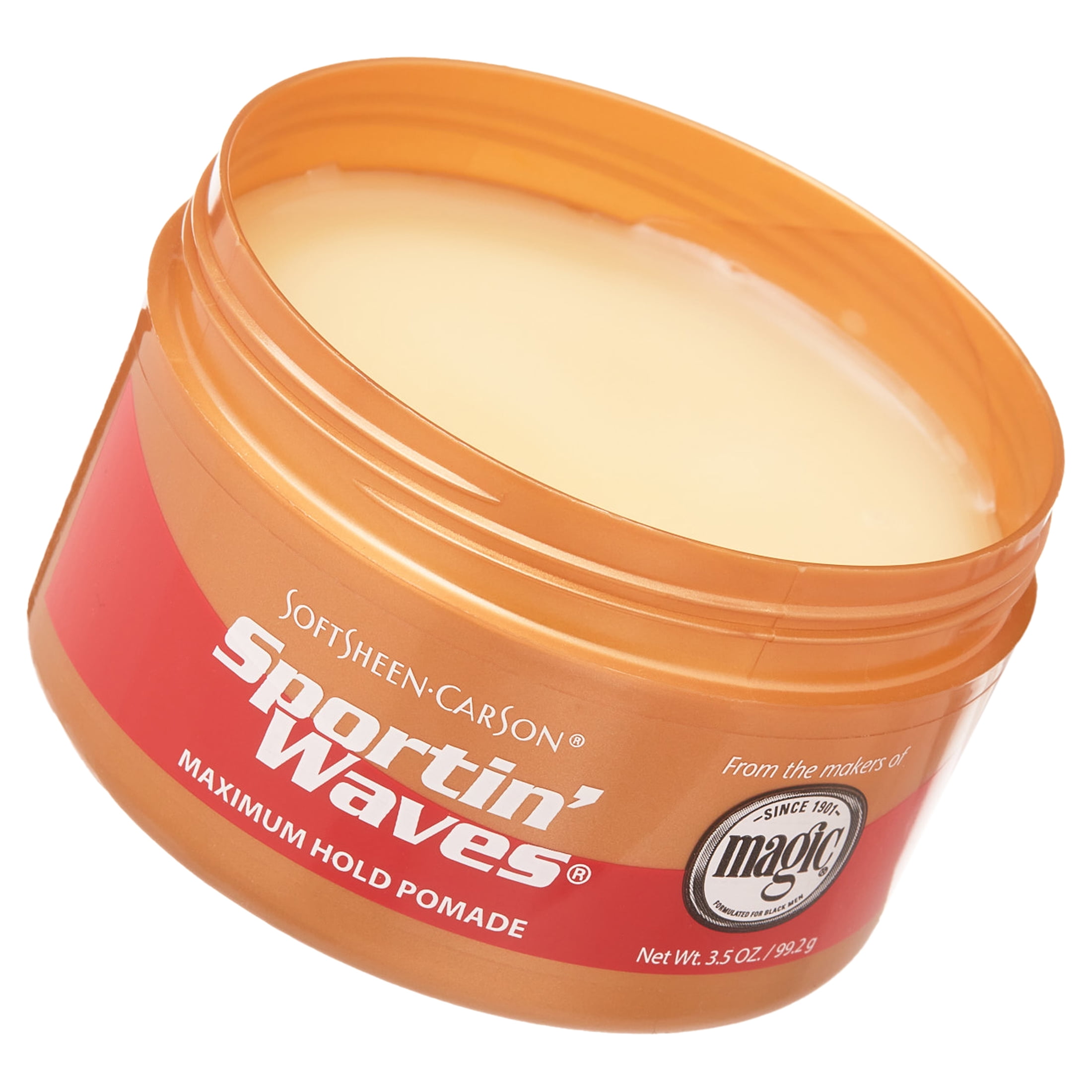 SoftSheen-Carson Sportin' Waves Moisturizing Maximum Hold Hair Pomade for Wavy Hair, 3.5 oz