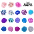 thumbnail image 3 of Horizon Group USA Specialty Glitter Shakers, 18 Glitter Shakers, Assorted Glitter & Confetti, Fine Glitter, Chunky Glitter, Hexagon Mix, Stars Glitter Specialty, 3 of 5