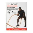 thumbnail image 4 of GoZone 20ft Battle Rope – Natural/Black, 4 of 7
