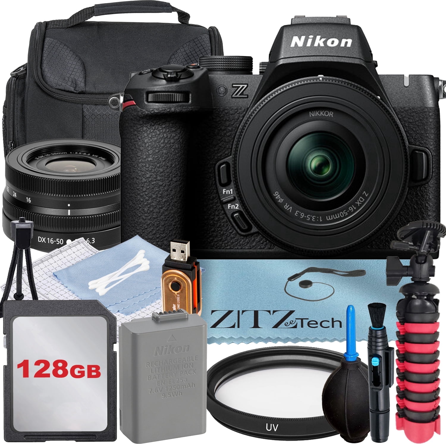 Nikon Z50 II Mirrorless Camera with NIKKOR Z DX 16-50mm VR Lens +