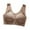 Khaki, variant on Women's Tube Top Bralette Wireless Gathering, Beautiful Back Strapless Style Lingerie, Thin Breathable Minimizer Banduea, Small Chest Push Up Big Bust Slimming Bra