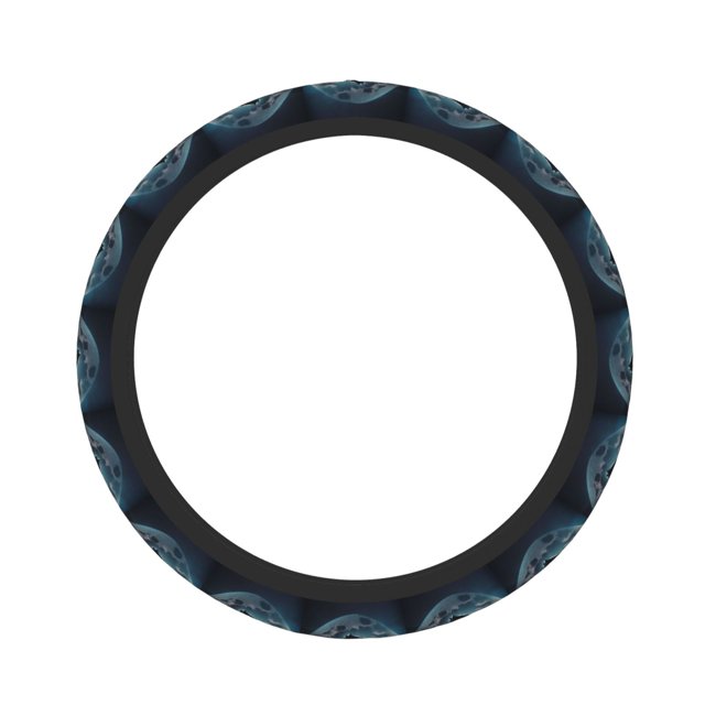 Balery Moon Wolf Warrior Fundas elásticas antideslizantes para volante, funda protectora universal para hombre y mujer, 15 pulgadas, accesorios para coche.