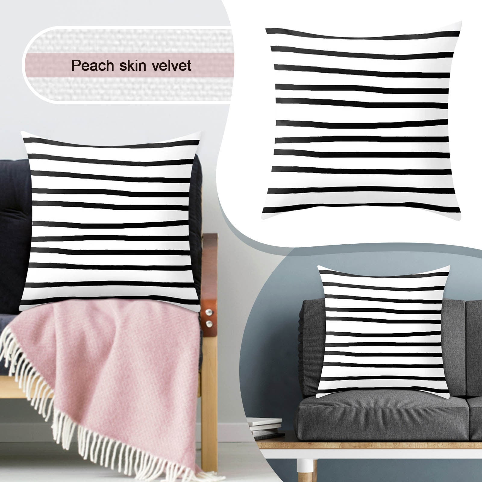 WANYNG Pillowcase Modern Pillowcase Decorative Outdoor Linen Square