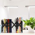 thumbnail image 5 of Sujetalibros decorativo ajustable de metal negro, 5 of 5