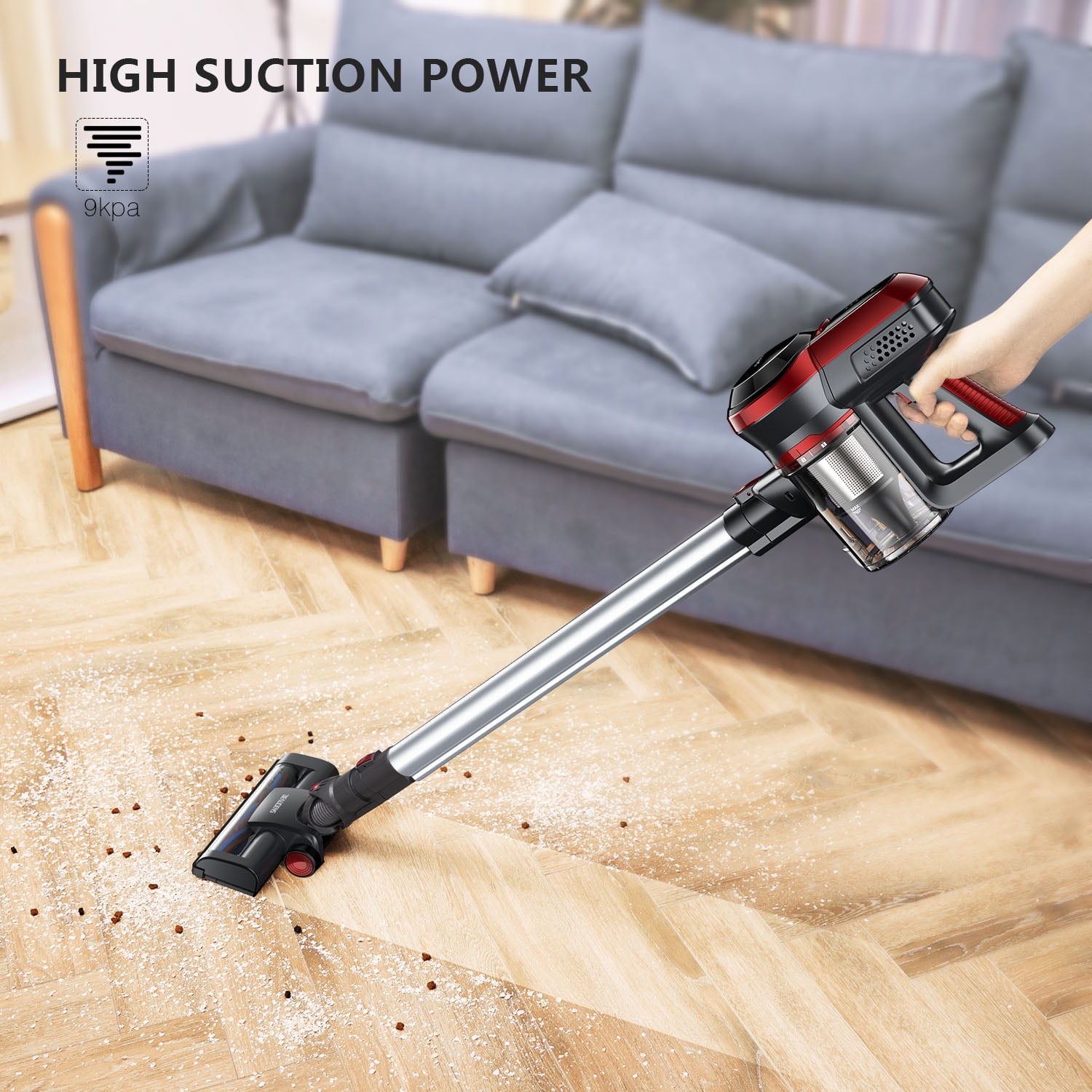 Free shipping on all orders 16 KPa Suction BEAUDENS Cordless Vacuum