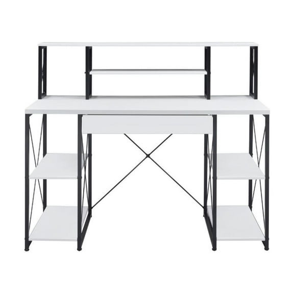 Ergode Music Recording Studio Desk White & Black
