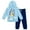 Blue, variant on Bluey Little Boys Fleece Hoodie and Pants Outfit Set Toddler to Big Kid
