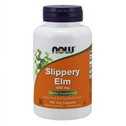 NOW Supplements, Slippery Elm (Ulmus rubra) 400 mg, Herbal Supplement, 100 Veg Capsules