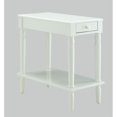 thumbnail image 1 of Convenience Concepts Table d'Appoint Style Campagnard Français, Fini Bois Blanc, 1 of 3