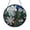 Acrylic 3.5 Inch, variant on Pine Branch Stained Glass Window Panel – Decorative Window Accent