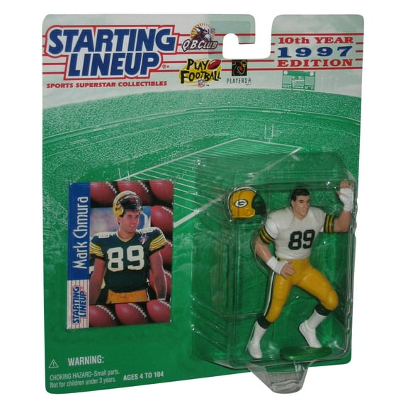 MARK CHMURA / GREEN BAY PACKERS 1997 NFL Starting Lineup Action Figure & Exclusive NFL Collector Trading Card