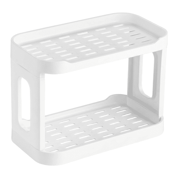 Mug Organizer for Cabinet,Coffee Bar Accessories & Kitchen Cabinet and Counter Shelf Organizer – Home Countertop Shelves for Kitchen Counter, 2 Tier Coffee Mug Holder