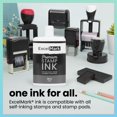thumbnail image 3 of Tinta de recarga para sellos ExcelMark, autoentintable, 60 ml, color negro, 3 of 6