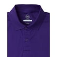 thumbnail image 2 of Wonder Nation Boys School Uniform Short Sleeve Performance Polo Shirt, 2-Pack, Sizes 4-18 & Husky, 2 of 3