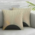 thumbnail image 3 of BCIIG Sun Rays Graphic Decorative Cushion Throw Pillow Cover for Home Couch Living Room Bed Sofa - High-Quality 1PC 24x24in, 3 of 5