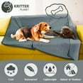 thumbnail image 2 of Kritter Planet Softness Waterproof Blanket for Dog&Pet Protective Couch,Floor and Fet Box,Decorated Home,Outdoor,Light Gray, 2 of 7