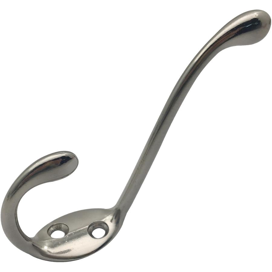 10 Pack 5" Brushed Nickel Light Duty 2 Hook Coat Hooks Walmart Canada