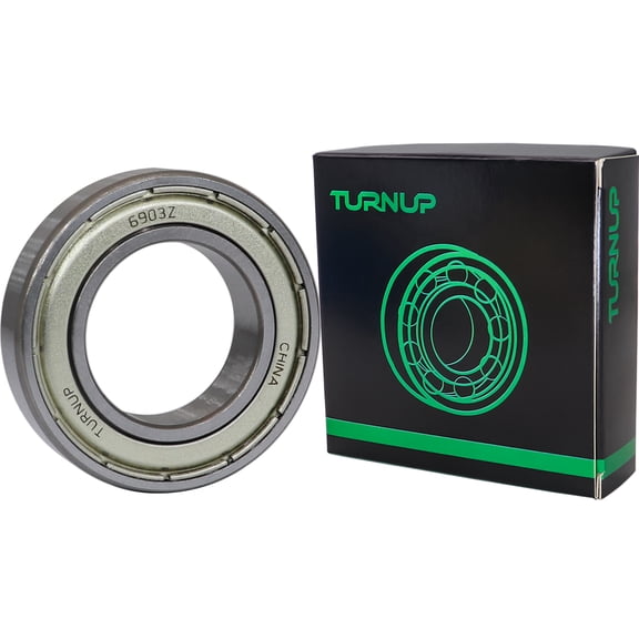 TURNUP 6306-ZZ Shielded Ball Bearings 30x72x19mm 2 Pack