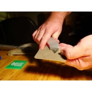 Single Grit Credit Card Sharpener, 3 1/4 in W, 2 in L, 3/64 in H, Diamond, Extra-Fine Grit D3E