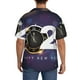 thumbnail image 3 of Fotbe 2025 Happy New Year 4 Camisa Estampada de Manga Corta para Hombre, Casual de Verano, Estilo Playero, Sin Arrugas-Small, 3 of 5