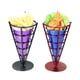 thumbnail image 5 of Soporte para conos de papas fritas Conos de Metal Conveniente de Servir Exhibir Comidas Duradero Fanmusic Soporte para conos de papas fritas, 5 of 7