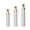 White, variant on White Metal Floor Vase Set of 3 - ModernGlazed Tall Standing Vase for HomeDecor, Living Room & WeddingCenterpieces, Tall Metal Standing Vasesfor Home Decor (White+Gold Ear ofWheat)